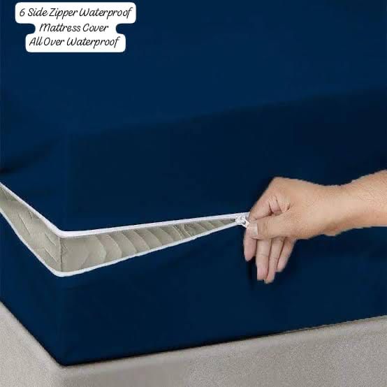 6 SIDE ZIPPER WATERPROOF MATTRESS COVER