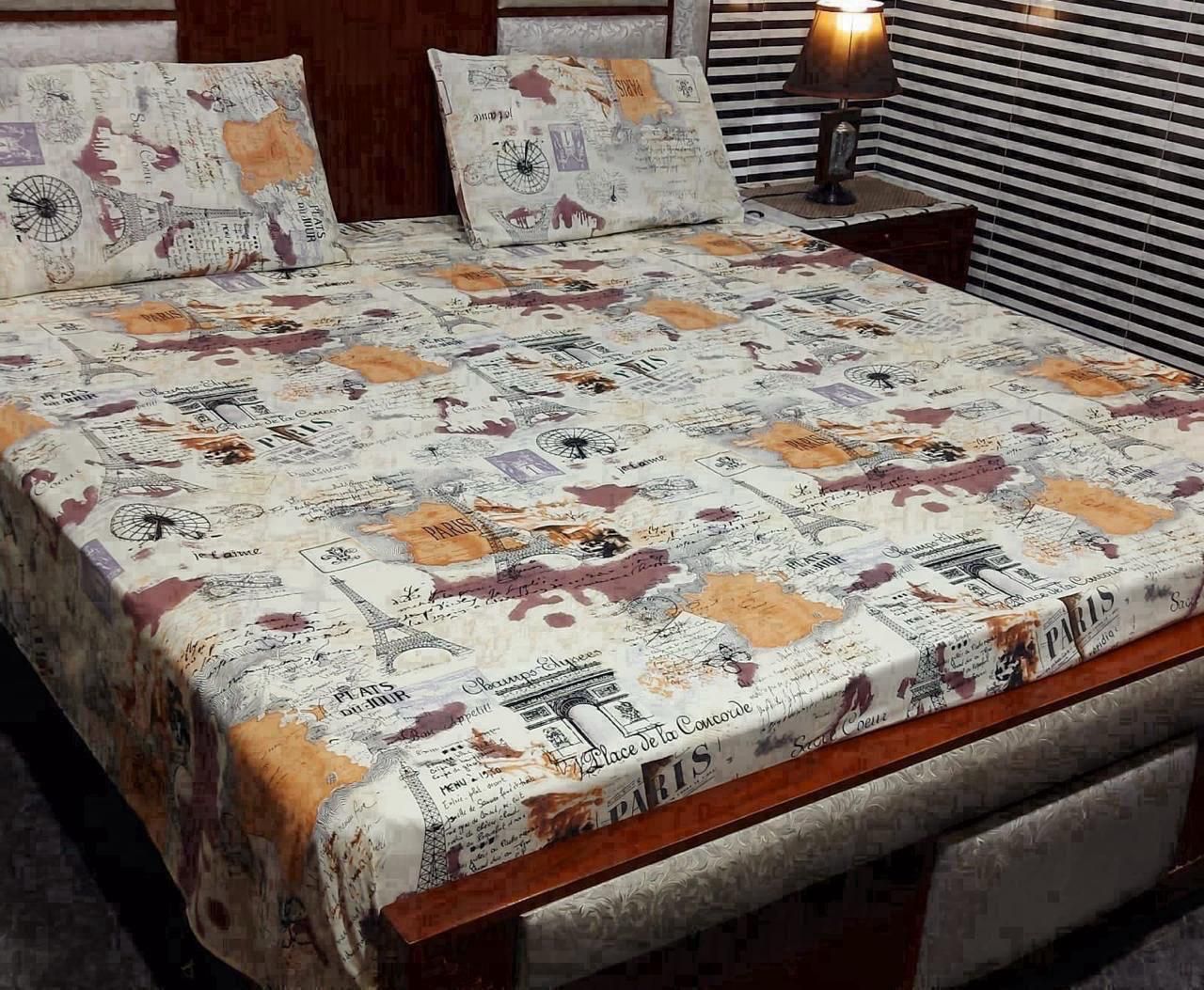 Bed sheet pure Cotton