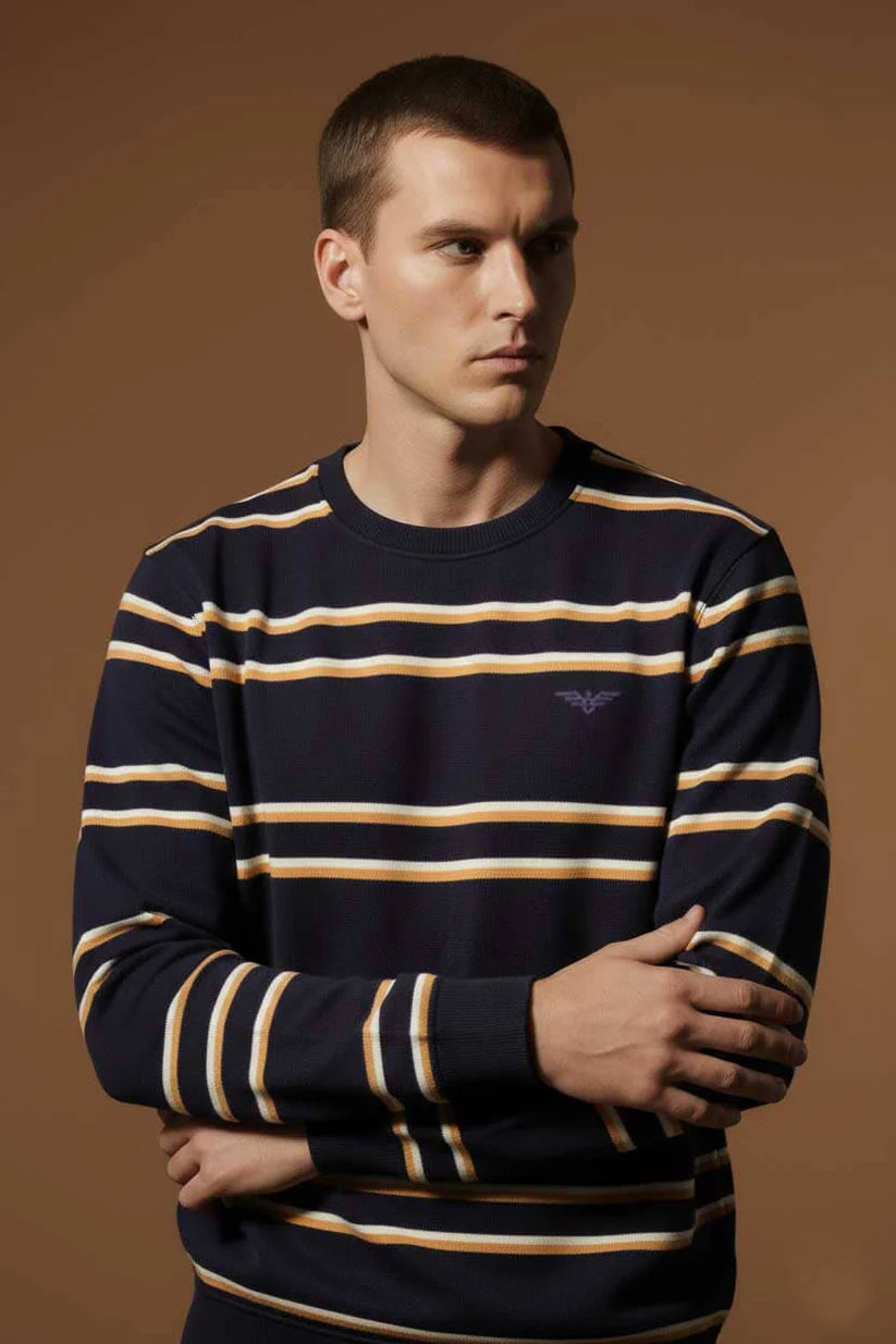 Eternity Premium Men's Striped Sweat Shirt