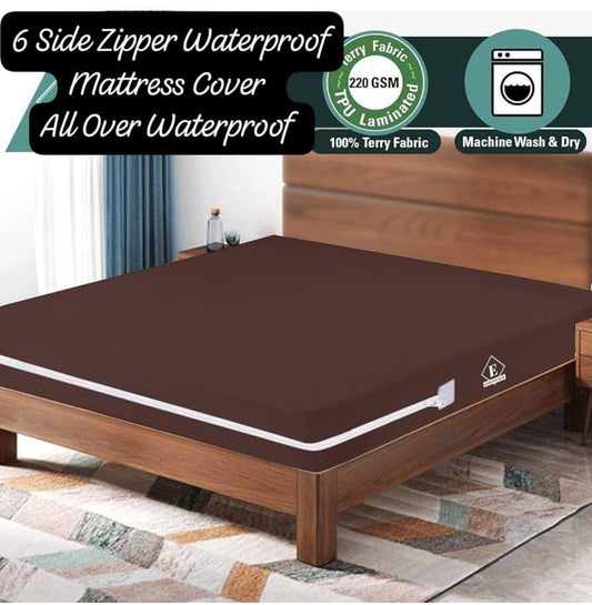 6 SIDE ZIPPER WATERPROOF MATTRESS COVER