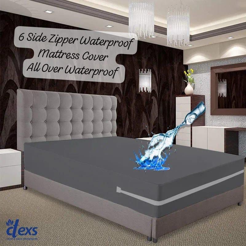 6 SIDE ZIPPER WATERPROOF MATTRESS COVER